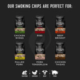 Fire & Flavor Premium All Natural Wood Chips for Smoker - Wood Chips for Smoking - Smoker Wood Chips - Smoker Accessories Gifts for Men and Women - Hickory - 2lbs Fire & Flavor