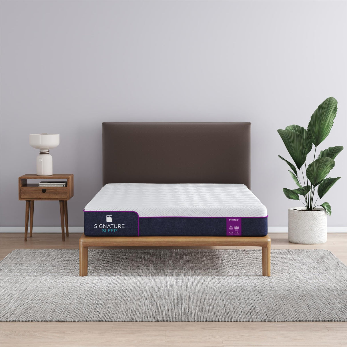 Signature Sleep Memoir 8 Inch Memory Foam Mattress-in-a-Box, Firm, Certipur-US and OEKO-TEX, Full Signature Sleep