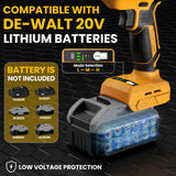 Cordless Reciprocating Saw for DeWalt 20V Battery, 3 Variable Speed 0-3500 Brushless Recipro Saw, Tool-free Blade Change, 4 Saw Blade Potable Recipro Saw kit for Wood/Metal/PVC Cuts - Tool Only YAWV