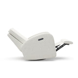 Storkcraft Santa Monica Power Recliner Swivel Glider (Ivory Boucle) – Effortless Electronic Power Recline, USB-A & USB-C Charger STORKCRAFT