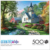 Buffalo Games - Dominic Davison - Little White Chapel - 500 Piece Jigsaw Puzzle for Adults -Challenging Puzzle Perfect for Game Nights - Finished Size is 21.25 x 15.00 Buffalo Games