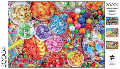 Buffalo Games - Candy Party! - 2000 Piece Jigsaw Puzzle - WoodArtSupply