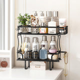 Kitstorack 2-Tier Over Toilet Storage, Easy to Install without Drilling or Screwing, Suitable for Bathroom Organizers and Storage, Over the Toilet Shelf as Space Savers Kitstorack