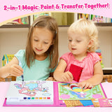 JoyCat Paint with Water Coloring Books, Art & Craft Activity, Princess No Mess Art for Kids Ages 4-8, Craft Kits & Supplies, DIY Creative Activity, Presents for Girls & Boys JoyCat