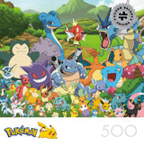 Buffalo Games - Pokemon - Favorites Group - 500 Piece Jigsaw Puzzle for Adults -Challenging Puzzle Perfect for Game Nights - Finished Size is 21.25 x 15.00 Buffalo Games