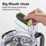 Hamilton Beach Stack & Snap Food Processor and Vegetable Chopper, BPA Free, Stainless Steel Blades, 12 Cup Bowl, 2-Speed 450 Watt Motor, Black (70725A) Hamilton Beach