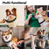 Josmimic Adjustable Dog Grooming Arm for Table: 42'' Height, 27''–39'' Width, Clamp Fits Up to 2.76'', with Hammock & 2 Nooses – Portable Pet Grooming Station for Nail Trimming, Cats & Dogs at Home Josmimic