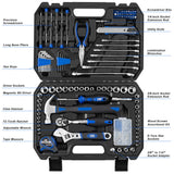 Prostormer 200-Piece Hand Tool Set, General Home and Auto Repair Tool Kit with Toolbox Storage Case for Mechanical Repair, DIY, Home Maintenance Prostormer