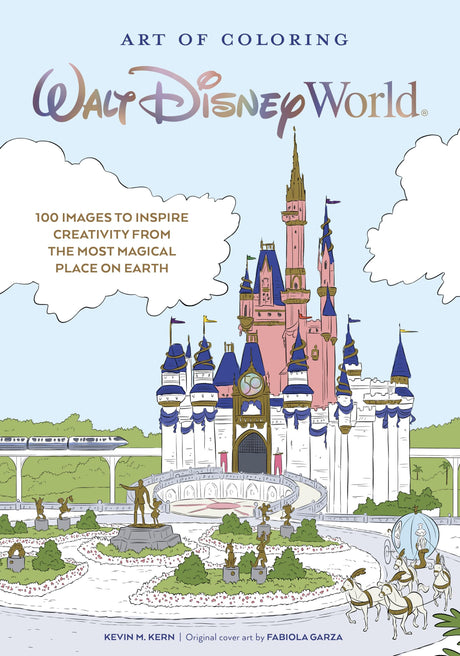 Art of Coloring: Walt Disney World: 100 Images to Inspire Creativity from The Most Magical Place on Earth WoodArtSupply