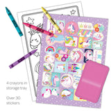 Bendon Inc. Unicorn Coloring and Activity Book with Crayons and 30 Stickers (48470) Bendon