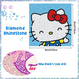 YSUNETER Diamond Painting Kits for Kids Beginner - 4 Pack DIY 5D Full Drill Diamond Art Kits for Children, Cute Animals Round Crystal Rhinestone Gem Art Crafts Home Wall Art Decor 5.9 x 5.9 Inches YSUNETER