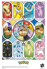 Buffalo Games - Silver Select - Pokemon- Windows of Eevee - 1000 Piece Jigsaw Puzzle for Adults -Challenging Puzzle Perfect for Game Nights - Finished Size is 26.75 x 19.75 Buffalo Games