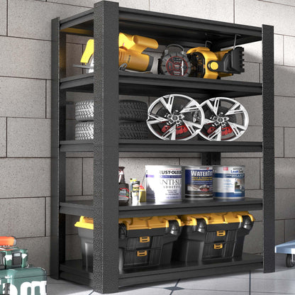 Garage Storage Shelves,72*35.4*15.7"Garage Shelving 2000lbs Heavy Duty Adjustable Shelves 5 Tier Metal Shelf Organizer Storage Garage Racks Shelf and Industrial Shelving for Garage Warehouse - WoodArtSupply