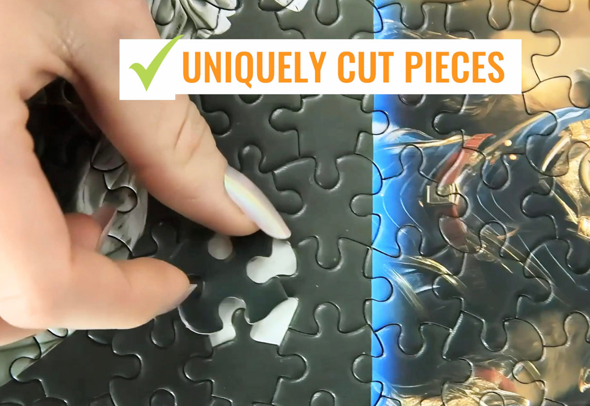 Funny Superhero Dog Puzzle - 1000 Piece Collage Jigsaw Puzzle - Precision Cut Vibrant, Glare-Free Imagery | Great for Adults & Kids - Cute and Colorful Puzzle for Family Game Nights (Super Dogs) Prime TIme Puzzles