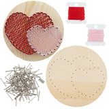 GORGECRAFT Heart String Art Kit Craft Cupcake All Necessary Accessories and Frame for Adults Crafts Kit Arts Projects Home Wall Decorations Unique Gift Wall Decor GORGECRAFT