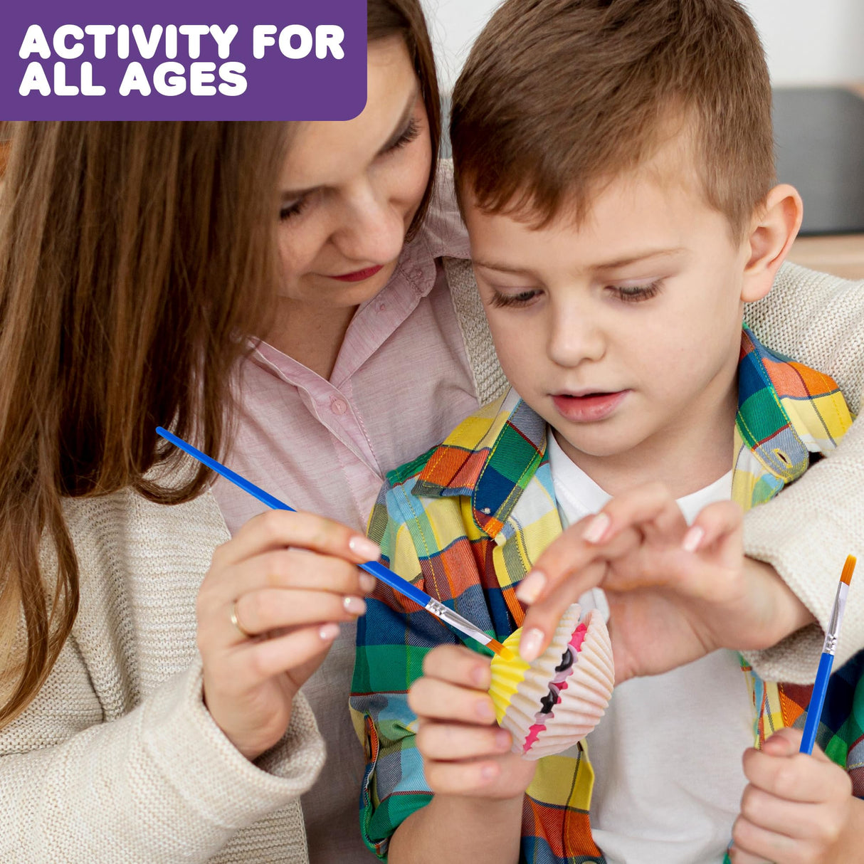 ArtCreativity Seashell Painting Kit for Kids - Sea Shell Craft Kit with 12 Real Seashells, 8 Paint Pots, 2 Glitter Paint Tubes, Air Dry Clay, and More - Summer Arts and Crafts Kits for Girls Ages 4-12 ArtCreativity