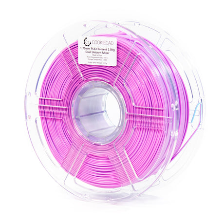 COOKIECAD Unicorn Mixer Pink Blue Dual-PLA 3D Printer Filament 1.75mm 1kg Cookiecad
