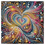 hill froeistung Special Shape Love Diamond Art Painting Kits for Adults,Valentine's Day Diamond Art Kits for Beginners,Diamond Art Kits for Home Decor12×12inch/30×30cm hill froeistung