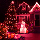 Uptotop Christmas 100 Count String Light, 20FT Plug in Waterproof String Light Decorations for Party Carnival Supplies, Outdoor Yard Garden Decor (RED) Uptotop