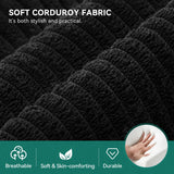 DWVO 108" Modular Sectional Couch with L-Shape Chaise, Modern Cloud Sectional Sofa with Deep Seat, Upholstered Couches for Living Room Bedroom, No Assembly Required, Black DWVO