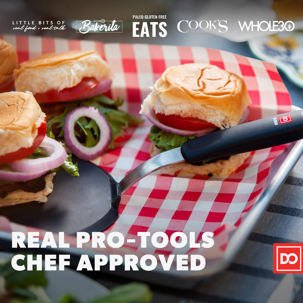 Silicone Turner Pancake Spatula - Nonstick Cookware Safe 600°F Heat-Resistant Flexible & Thin Cooking Flipper for Eggs - Reinforced Stainless Steel Core - BPA Free & Dishwasher Safe by DI ORO di Oro Living