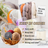 Juexica Amish Style Wooden Yarn Swift - 2 Pcs Ball Yarn Spindle Holder for Arts & Crafts Knitting Accessories Juexica