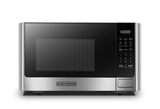 BLACK+DECKER Digital Microwave Oven with Turntable Push-Button Door, Child Safety Lock, Stainless Steel, 0.9 Cu Ft BLACK+DECKER
