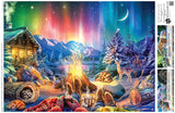 Buffalo Games - LARS - Winter's Night Bonfire - 1000 Piece Jigsaw Puzzle for Adults -Challenging Puzzle Perfect for Game Nights - Finished Size is 26.75 x 19.75 Buffalo Games