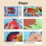 Stalente Diamond Painting Kits for Adults Dog and Sunflower, 9 Pack 5D Diamond Art Kits for Beginners Round Full Drill Diamond Painting for Home Wall Decoration Gift 12×12inch, Animal Flower Stalente