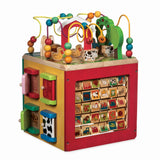 Battat - Activity Cube With Farm Theme - Educational Wooden Toys For Toddlers And Kids - 1 Year + Battat
