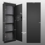 Langger Biometric Wall Safe, Hidden Fingerprint Security Long Wall Safe for Valuables, Rifle Shotgun Handguns, In Wall Safe Between Studs (4"D x 15"W x 45"H) LANGGER V