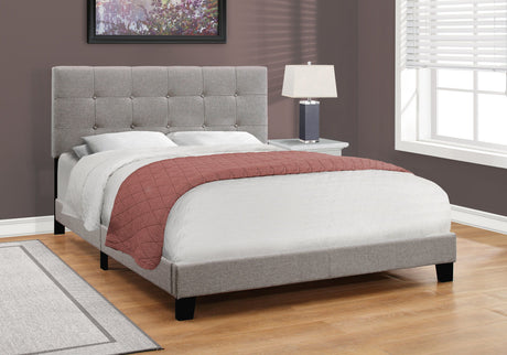 Transitional Upholstered Bed Frame HouseOfZazla