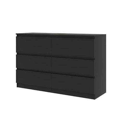 6 Drawer Dresser With Spacious Countertop And Concealed Handles HouseOfZazla