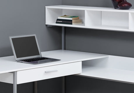 L-Shaped Corner Computer Desk with Storage Drawers HouseOfZazla