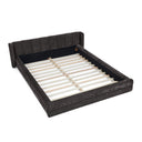 Modern Upholstered Bed Frame With Thick Fabric And Headboard HouseOfZazla