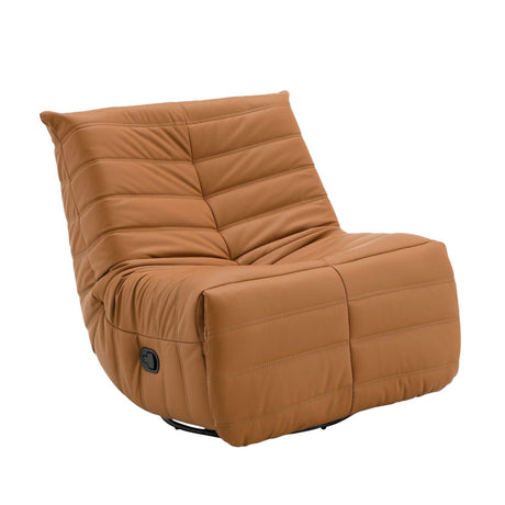 Glider Recliner With Swivel - Orange HouseOfZazla