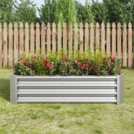 Metal Raised Garden Bed 4x2x1 ft HouseOfZazla