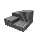 36 Pcs Interlocking Deck Tiles, 12" x 12" HDPE Outdoor Flooring HouseOfZazla