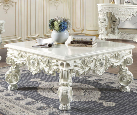 Adara Elegant White Coffee Table HouseOfZazla