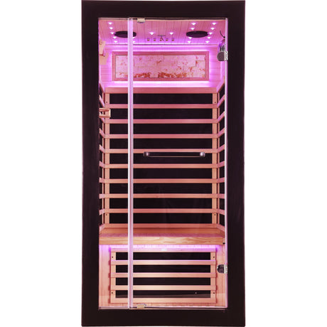 Single-person starlight ceiling lighting sauna HouseOfZazla