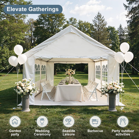 10'x20' Carport Car Canopy Party Tent Outdoor Gazebo HouseOfZazla
