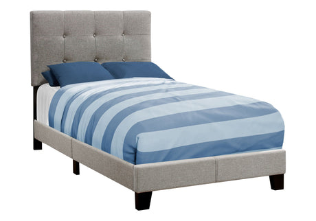 Transitional Upholstered Bed Frame HouseOfZazla