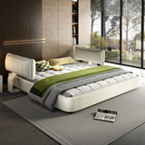 Cloud Bed Frame With Oversized Padded Movable Headboard
