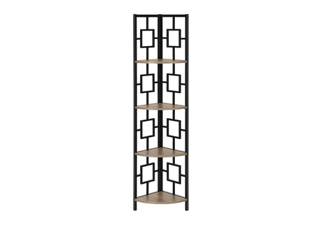 4 Tier Corner Bookshelf - Contemporary & Modern HouseOfZazla