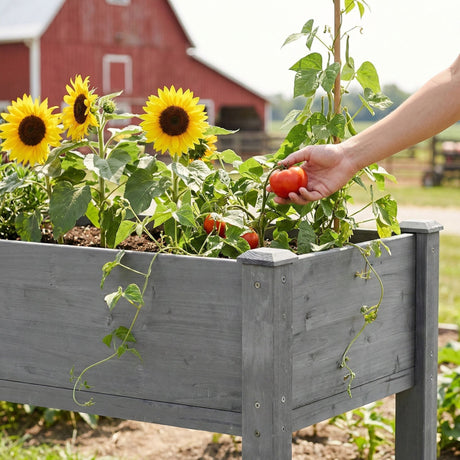 Elevated Raised Garden Bed For Outdoor HouseOfZazla