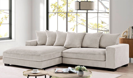 Luxe - Oversized 2 Piece Sectional Couches For Living Room, L Shaped Sofa With Chaise HouseOfZazla