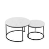 Round Nesting Coffee Table (Set of 2) HouseOfZazla
