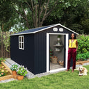 Campcraft 8x12 Ft Outdoor Metal Storage Shed HouseOfZazla