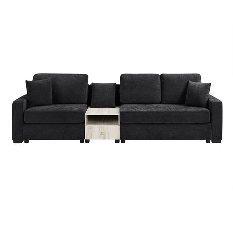 Modular Sofa Couch With Storage Armrest And Center Console HouseOfZazla
