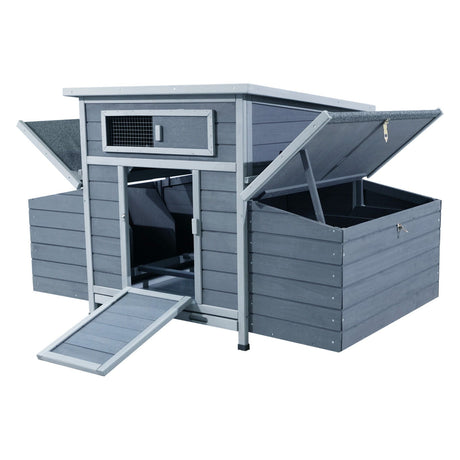 Large Chicken Coop Outdoor Hen House & Dual Nesting Boxes HouseOfZazla